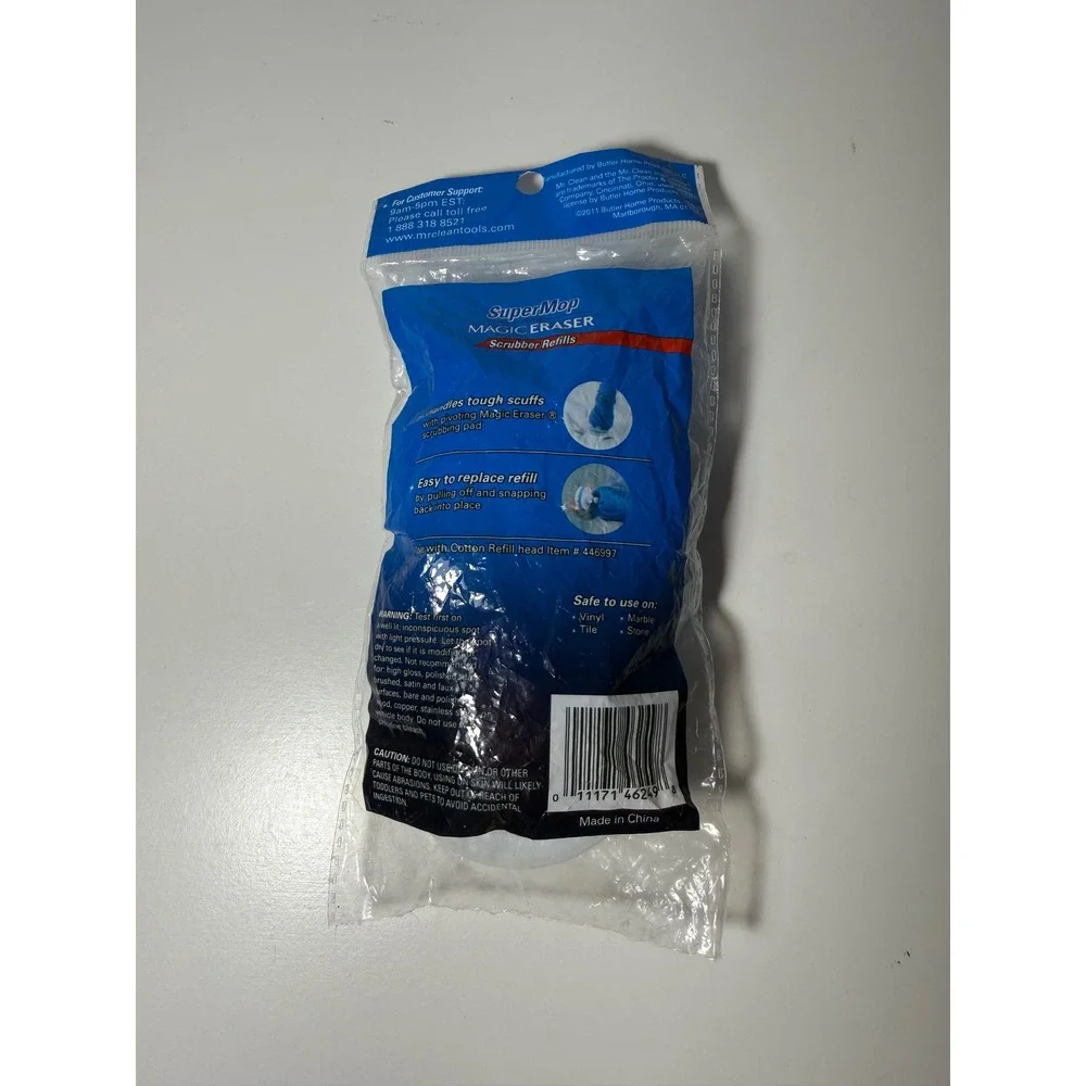 Mr‎ Clean SuperMop Magic Eraser Scrubber Refills 2 Pack 446996